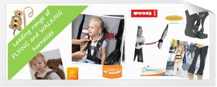Leading range of child safety harnesses