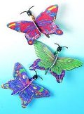 Butterfly foam gliders