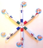 Clip On Four Colour Pen