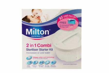 Milton 2 in 1 Combi - Steriliser Starter Kit