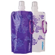 Vapur 400ml Anti-Bottle Two Pack - Purple, White