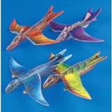 Dinosaur foam gliders