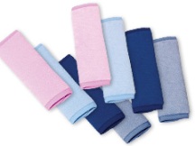 Reversible Harness Strap Covers - Light Blue