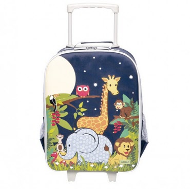 Bobble Art Child Trolley Suitcase - Jungle