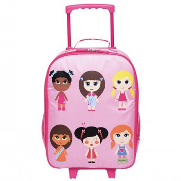 Bobble Art Child Trolley Suitcase - Paper Doll
