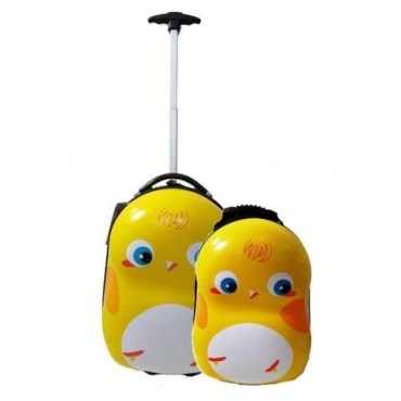 Conwood Luggage and Backpack Set - Yellow Bird