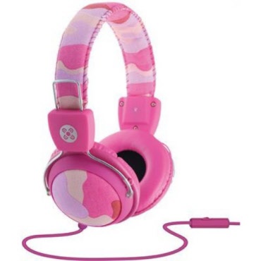 Moki Camo Headphones - Pink