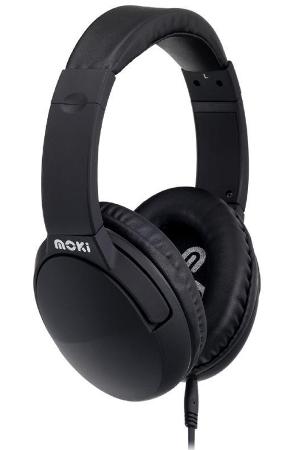 Moki Noise Cancellation Headphones - Black