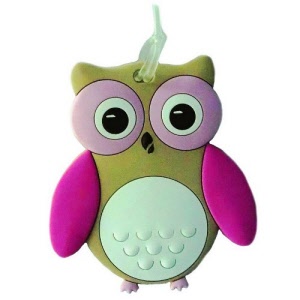 Bobble Art Luggage Tag - Owl