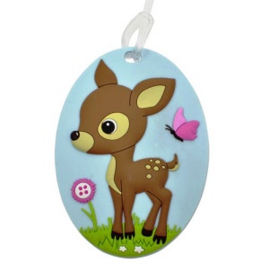 Bobble Art Luggage Tag - Woodland