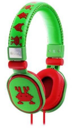 Moki Poppers Headphones - Green Martian