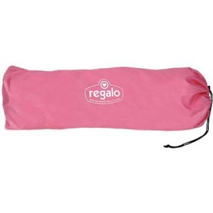 regalo travel bed - pink - storage bag